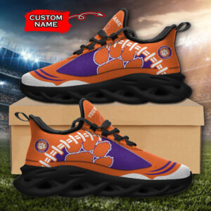 Clemson Tigers NCAA Max Soul Shoes Sneakers For Men And Women