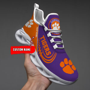 Clemson Tigers NCAA Max Soul Shoes Sneakers For Men And Women