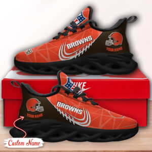 Cleveland Browns NFL Max Soul Shoes Sneakers For Men And Women