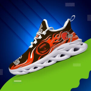 Cleveland Browns NFL Max Soul Shoes Sneakers For Men And Women
