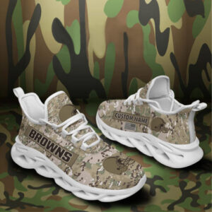 Cleveland Browns NFL Max Soul Shoes Sneakers For Men And Women