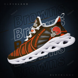 Cleveland Browns NFL Max Soul Shoes Sneakers For Men And Women