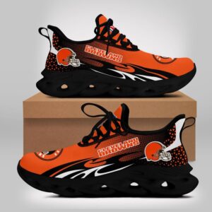 Cleveland Browns NFL Max Soul Shoes Sneakers For Men And Women