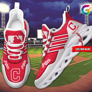 Cleveland Indians NCAA Max Soul Shoes Sneakers For Men And Women