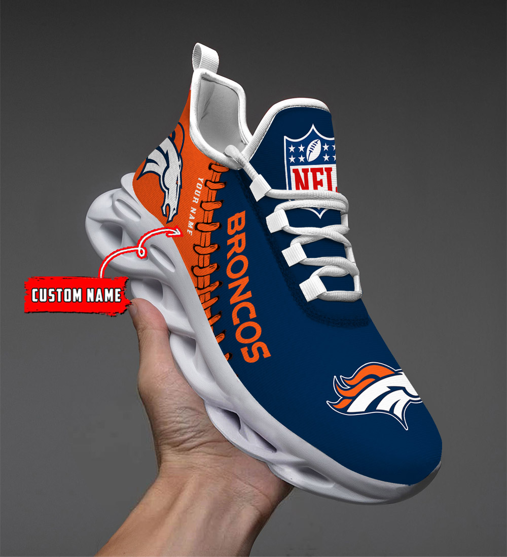 Denver Broncos NFL Max Soul Shoes Sneakers For Men And Women Denver Broncos NFL Max Soul Shoes Sneakers For Men And Women