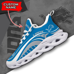 Detroit Lions NFL Max Soul Shoes Sneakers For Men And Women