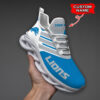 Detroit Lions NFL Max Soul Shoes Sneakers For Men And Women