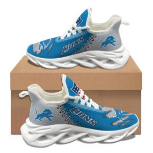 Detroit Lions NFL Max Soul Shoes Sneakers For Men And Women