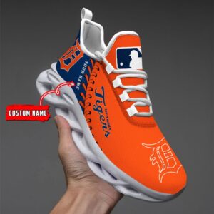 Detroit Tigers MLB Max Soul Shoes Sneakers For Men And Women