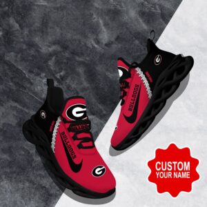 Georgia Bulldogs Max Soul Shoes Sneakers For Men And Women