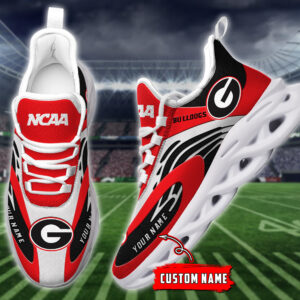 Georgia Bulldogs NCAA Max Soul Shoes Sneakers For Men And Women