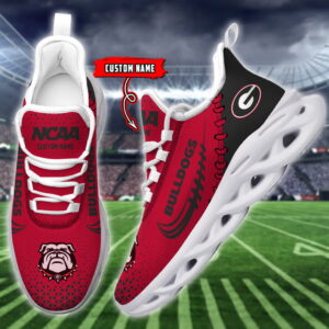 Georgia Bulldogs NCAA Max Soul Shoes Sneakers For Men And Women