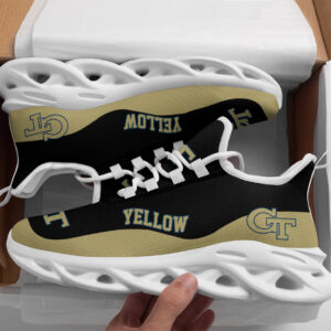 Georgia Tech Yellow Jackets Max Soul Shoes Sneakers For Men And Women