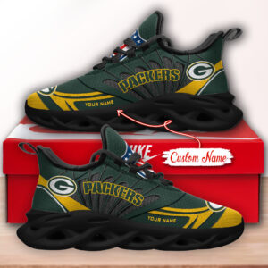 Green Bay Packers NFL Max Soul Shoes Sneakers For Men And Women