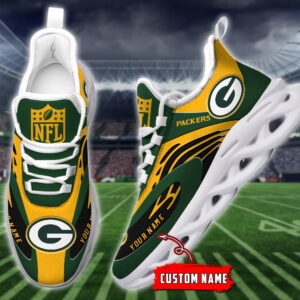 Green Bay Packers NFL Max Soul Shoes Sneakers For Men And Women