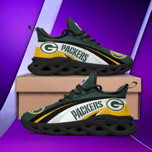 Green Bay Packers NFL Max Soul Shoes Sneakers For Men And Women