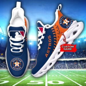 Houston Astros MLB Max Soul Shoes Sneakers For Men And Women