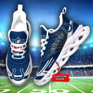 Indianapolis Colts NFL Max Soul Shoes Sneakers For Men And Women