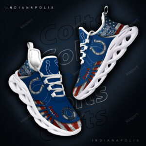 Indianapolis Colts NFL Max Soul Shoes Sneakers For Men And Women