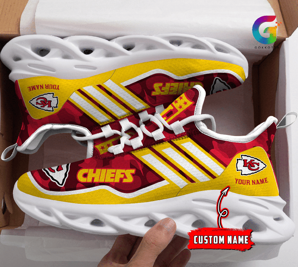 Kansas City Chiefs Max Soul Shoes Sneakers For Men And Women Kansas City Chiefs Max Soul Shoes Sneakers For Men And Women
