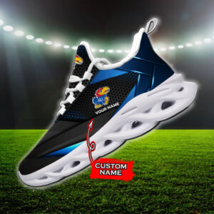 Kansas Jayhawks NCAA Max Soul Shoes Sneakers For Men And Women