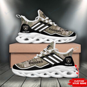 Las Vegas Raiders NFL Max Soul Shoes Sneakers For Men And Women