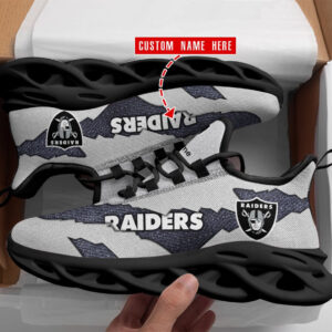 Las Vegas Raiders NFL Max Soul Shoes Sneakers For Men And Women