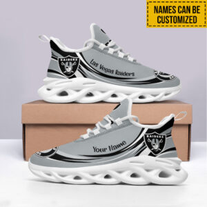 Las Vegas Raiders NFL Max Soul Shoes Sneakers For Men And Women