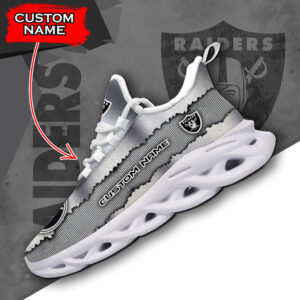Las Vegas Raiders NFL Max Soul Shoes Sneakers For Men And Women