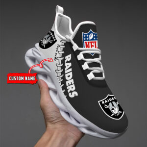 Las Vegas Raiders NFL Max Soul Shoes Sneakers For Men And Women