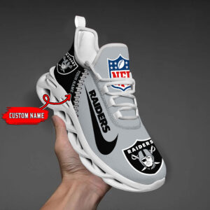 Las Vegas Raiders NFL Max Soul Shoes Sneakers For Men And Women