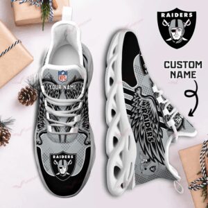 Las Vegas Raiders NFL Max Soul Shoes Sneakers For Men And Women