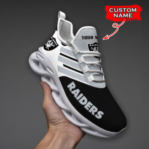 Las Vegas Raiders NFL Max Soul Shoes Sneakers For Men And Women