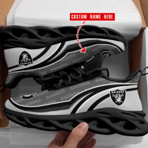 Las Vegas Raiders NFL Max Soul Shoes Sneakers For Men And Women
