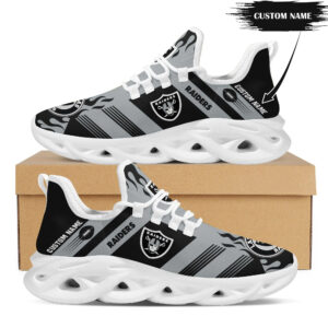 Las Vegas Raiders NFL Max Soul Shoes Sneakers For Men And Women