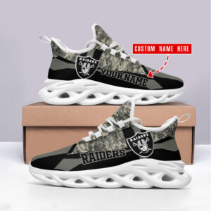 Las Vegas Raiders NFL Max Soul Shoes Sneakers For Men And Women