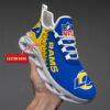 Los Angeles Rams NFL Max Soul Shoes Sneakers For Men And Women