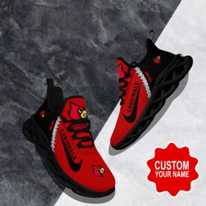 Louisville Cardinals Max Soul Shoes Sneakers For Men And Women
