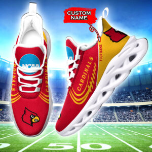 Louisville Cardinals NCAA Max Soul Shoes Sneakers For Men And Women