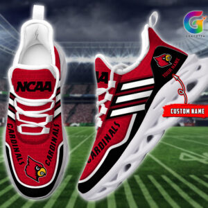 Louisville Cardinals NCAA Max Soul Shoes Sneakers For Men And Women
