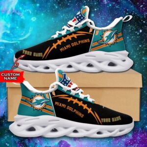 Miami Dolphins Max Soul Shoes Sneakers For Men And Women