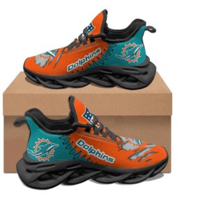 Miami Dolphins Max Soul Shoes Sneakers For Men And Women