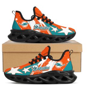 Miami Dolphins Max Soul Shoes Sneakers For Men And Women