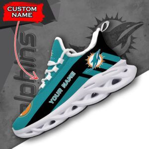 Miami Dolphins NFL Max Soul Shoes Sneakers For Men And Women