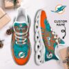 Miami Dolphins NFL Max Soul Shoes Sneakers For Men And Women