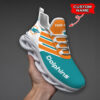 Miami Dolphins NFL Max Soul Shoes Sneakers For Men And Women