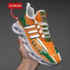 Miami Hurricanes Max Soul Shoes Sneakers For Men And Women