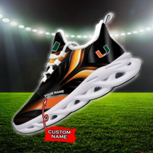 Miami Hurricanes NCAA Max Soul Shoes Sneakers For Men And Women