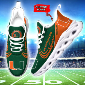 Miami Hurricanes NCAA Max Soul Shoes Sneakers For Men And Women