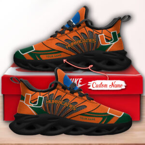 Miami Hurricanes NCAA Max Soul Shoes Sneakers For Men And Women